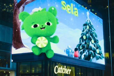 3D рекламный ролик магазина одежды Sela на Медиакубе Кэтчер / Catcher в 