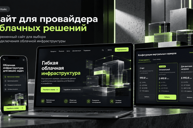 Разработка сайта для сервиса облачных решений