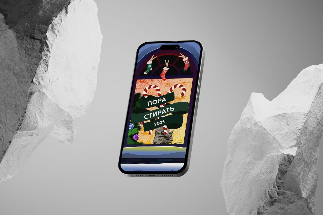 Новогодний проект "Пора стирать" для "Магнит"
