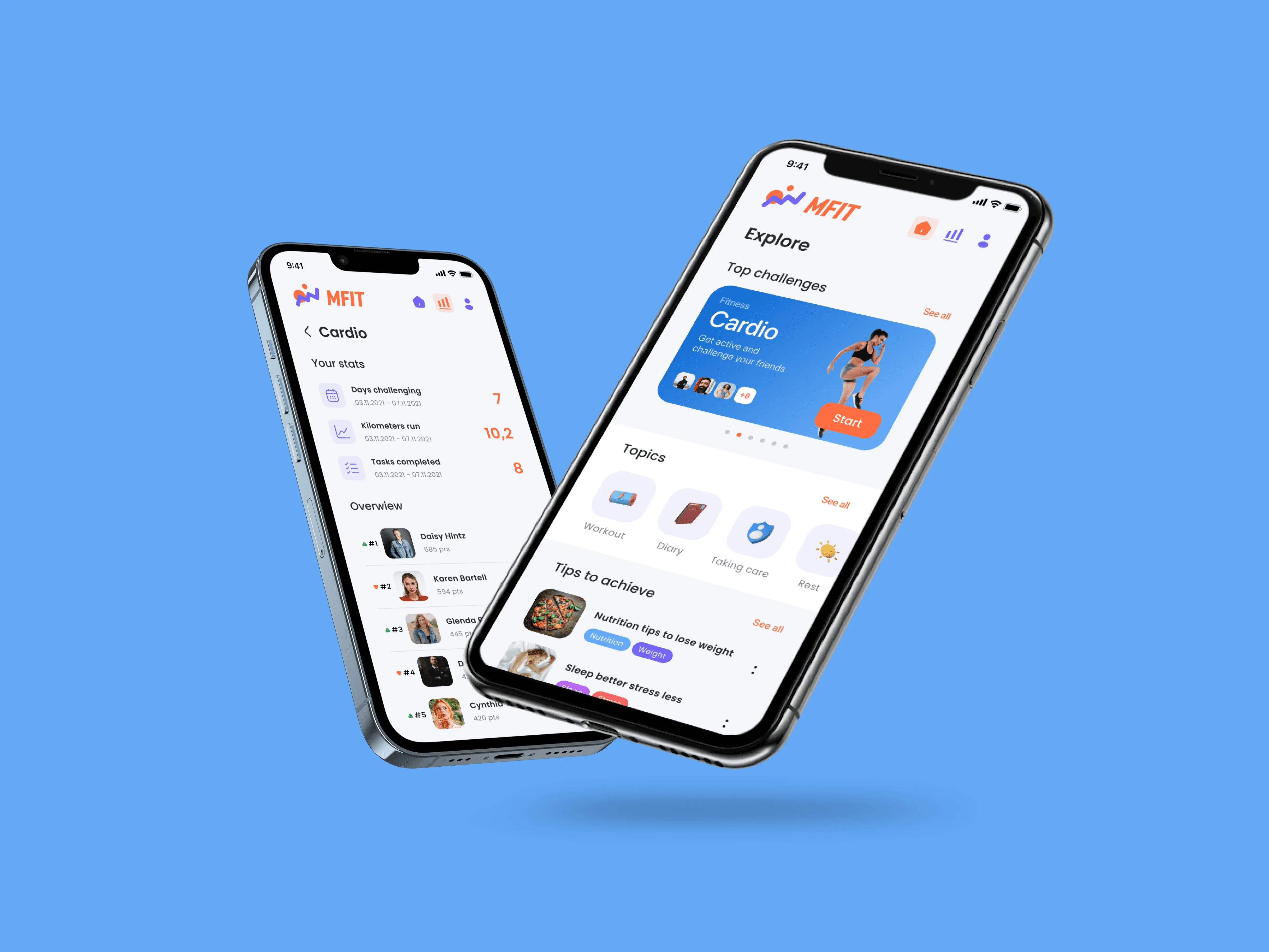 Приложение для фитнеса. Разработка на IOS и Android, создание админ-панели