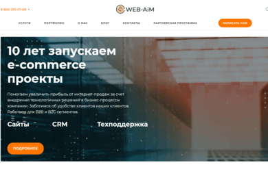 web-aim - e - commerce проекты
