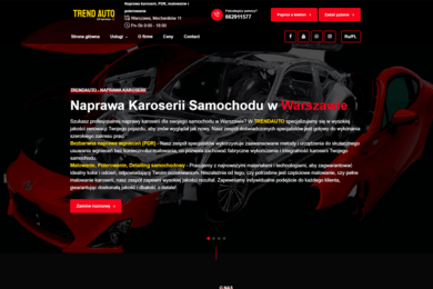 Польская компания по ремонту автомобилей