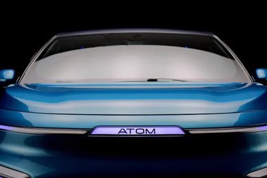 Презентация первого российского электромобиля АТОМ