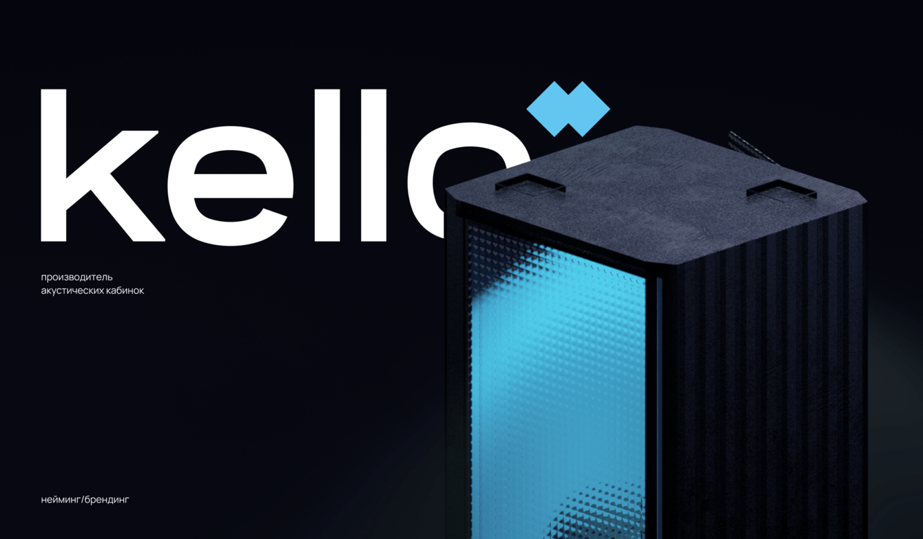 Брендинг и нейминг | Kello — производитель акустических кабин