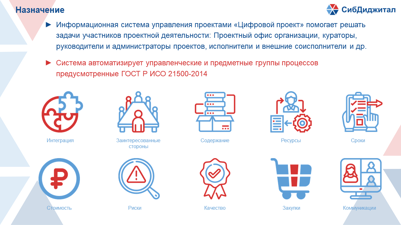 Информационная система управления проектами