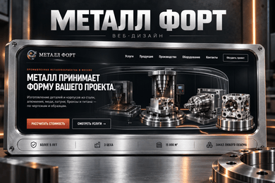 Ребрендинг сайта Металл Форт