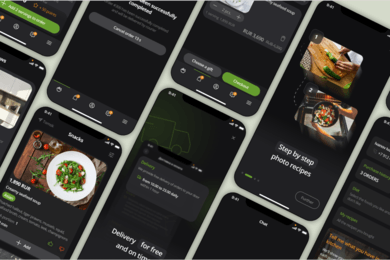 Клиентское и корпоративное мобильное приложение для покупки рецептов и продуктов