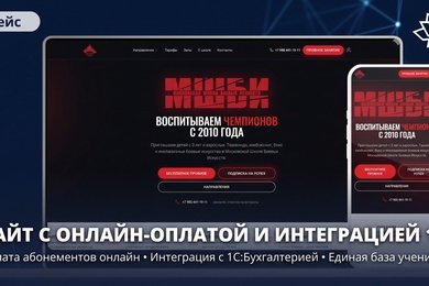 Автоматизация оплаты абонементов и учёта в 1С для сети спортивных школ
