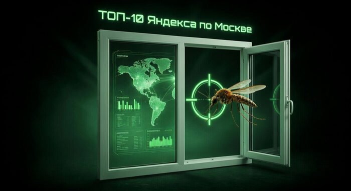 Продвижение сайта по установке москитных сеток и ремонта окон