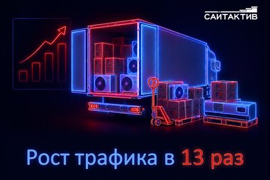 В 13 раз увеличили органический трафик для интернет-магазина поставщика инженерного оборудования