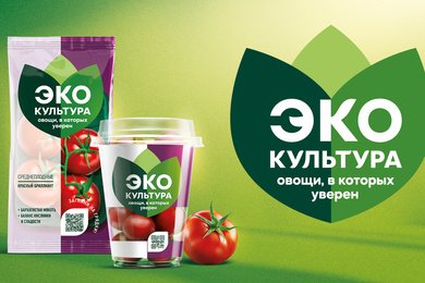 Ребрендинг и обновление дизайна упаковки для бренда «ЭКО-культура»