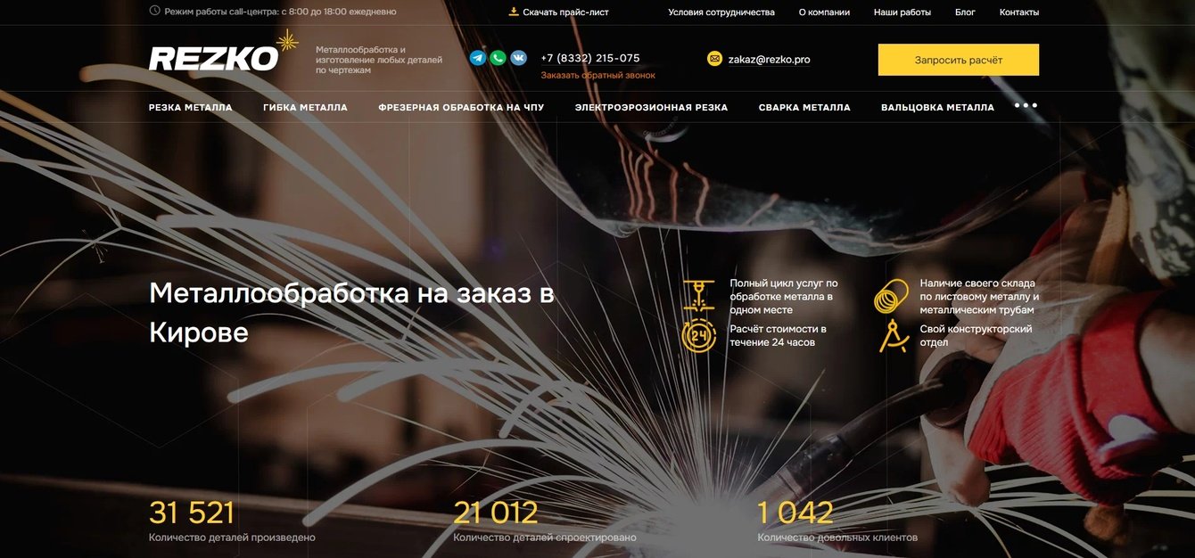 Продвижение сайта rezko.pro: контекстная реклама, SEO и маркетинговая стратегия