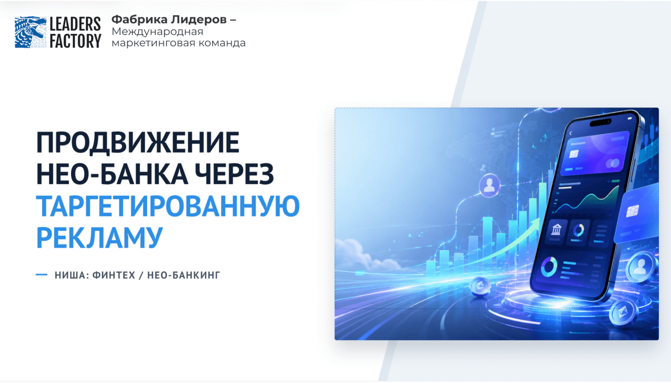 Продвижение продуктов нео-банка для B2B-финтеха в ОАЭ - 60 регистраций, 15 квал. лидов