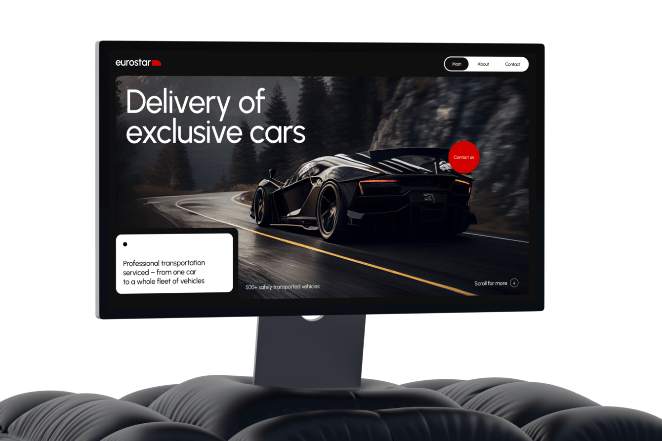 Eurostar - Корпоративный сайт международной логистической компании