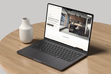 Эстетичный кастомный сайт для мебельной фабрики HOME DARGO