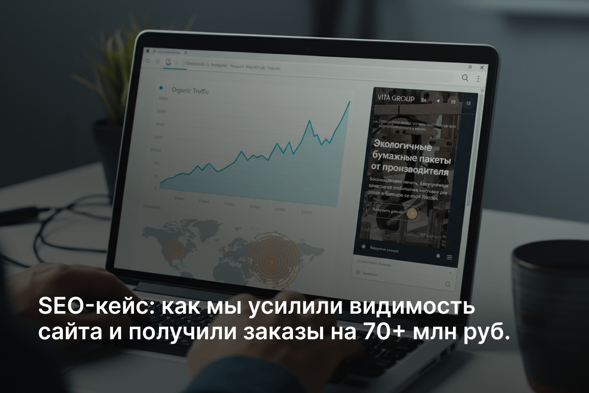 SEO-КЕЙС: КАК МЫ УСИЛИЛИ ВИДИМОСТЬ САЙТА И ПОЛУЧИЛИ ЗАКАЗЫ НА 70+ МЛН. РУБЛЕЙ