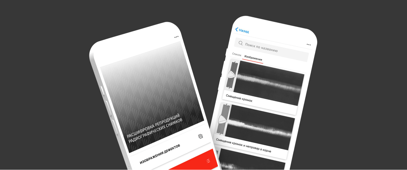 Мобильное приложение по расшифровке репродукций радиографических снимков