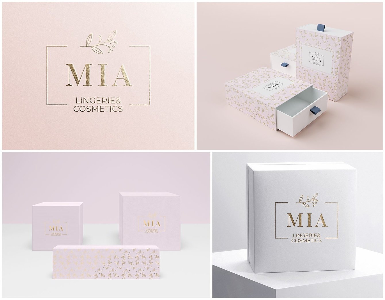 Разработка фирменного стиля для магазина Mia