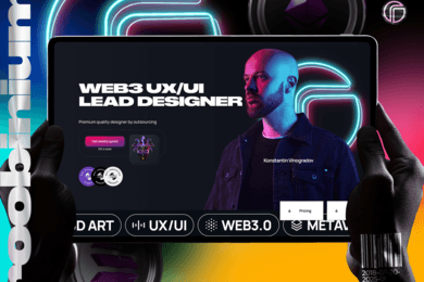 Как мы сделали сайт международной дизайн-студии @roobinium с акцентом на личный бренд