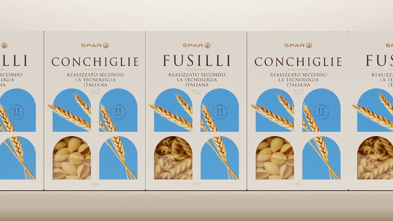 Макароны «Особая коллекция»: дизайн упаковки