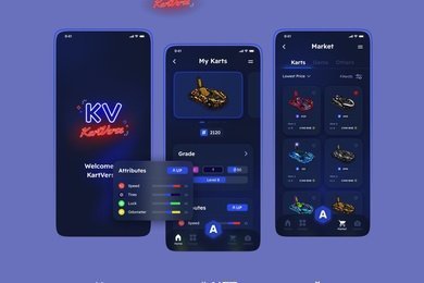 сайт и мобильное приложение криптовалютного стартапа