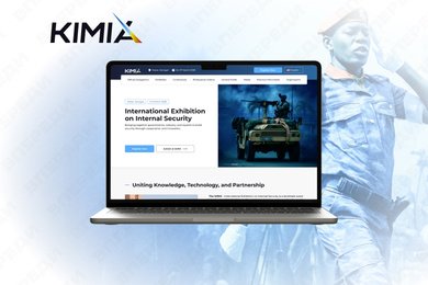 Сайт под ключ для выставки внутренней безопасности KIMIA