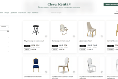 Платформа для аренды и продажи мебели
