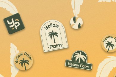 Yellow Palm. Логотип и фирменный стиль для фамильной холдинговой компании