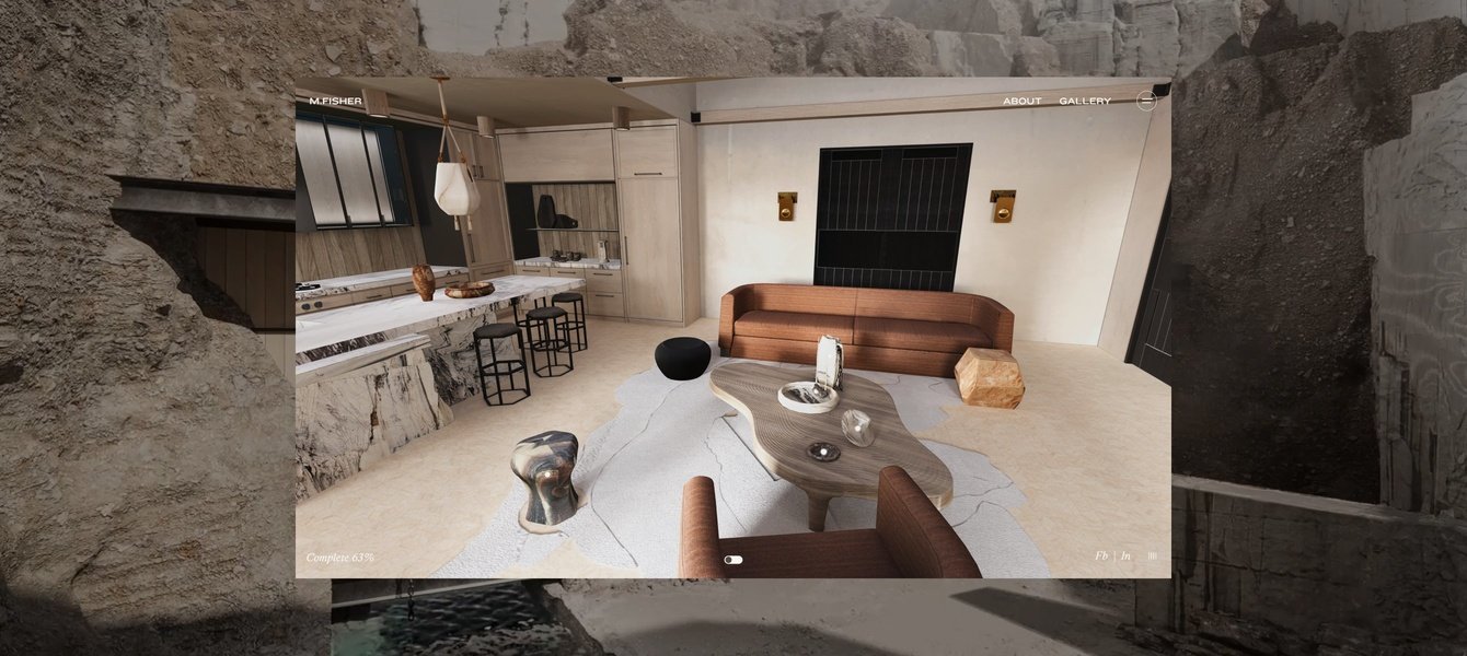 The Quarry House: Разработка виртуального шоурума для художника из Нью-Йорка