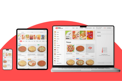 Новый сайт ПиццаФабрика ускорил на 35% время оформления заказа