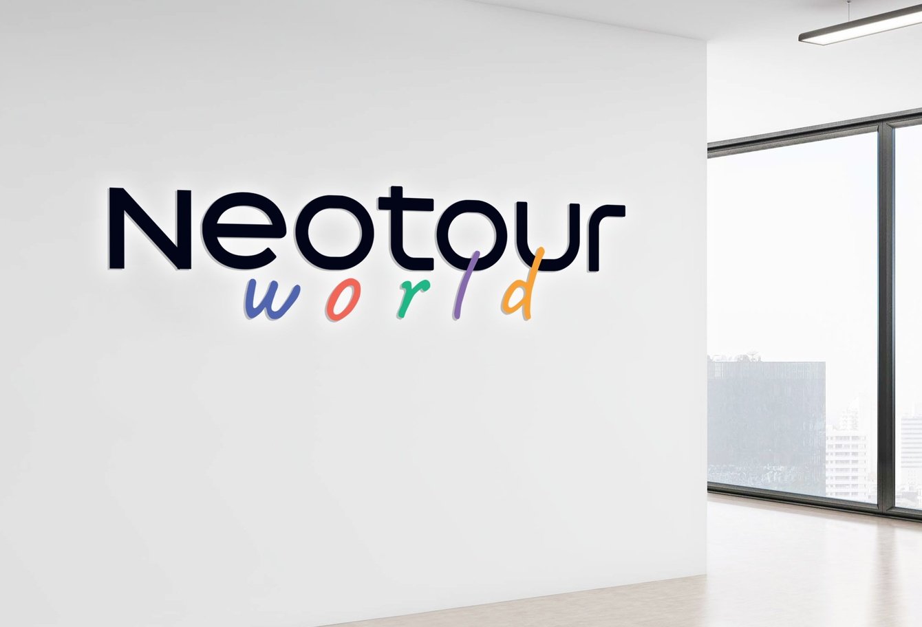Редизайн логотипа туристической компании Neotour