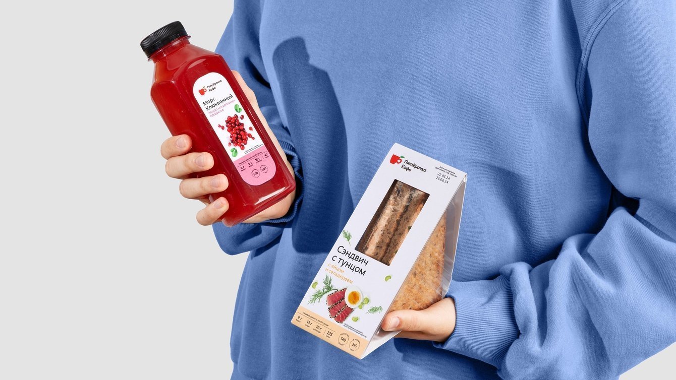 Горячее обновление: редизайн СТМ кулинарии «Пятёрочка Кафе»