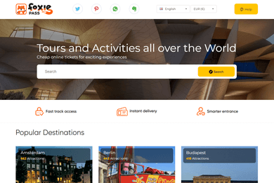 Разработать платформу Travel Tech для агрегации экскурсий, обработки тысяч заказов в сутки.