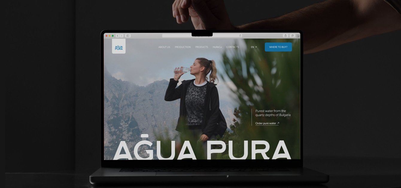 Редизайн бренда и создание сайта Agua Pura