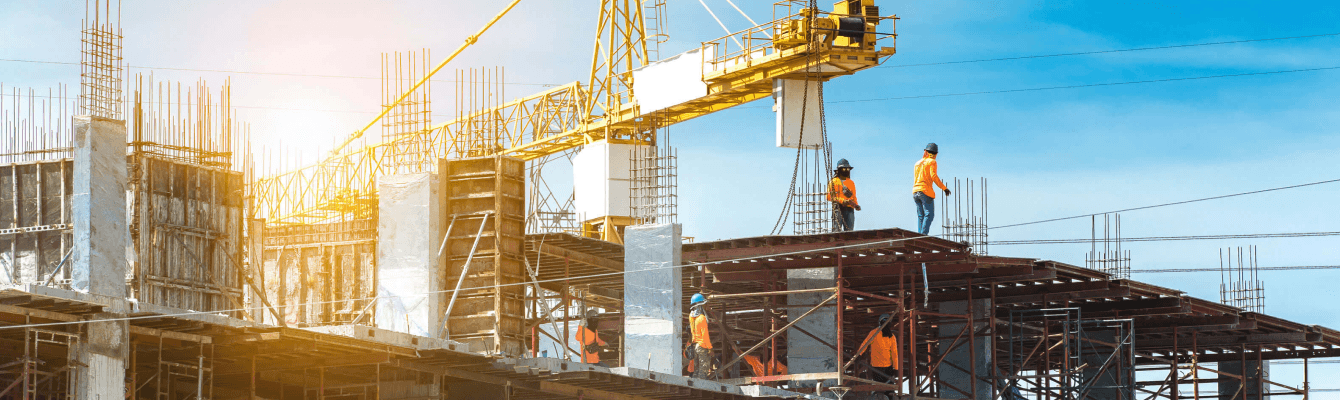 Информационный сайт для строительной компании с функционалом отслеживания процесса застройки