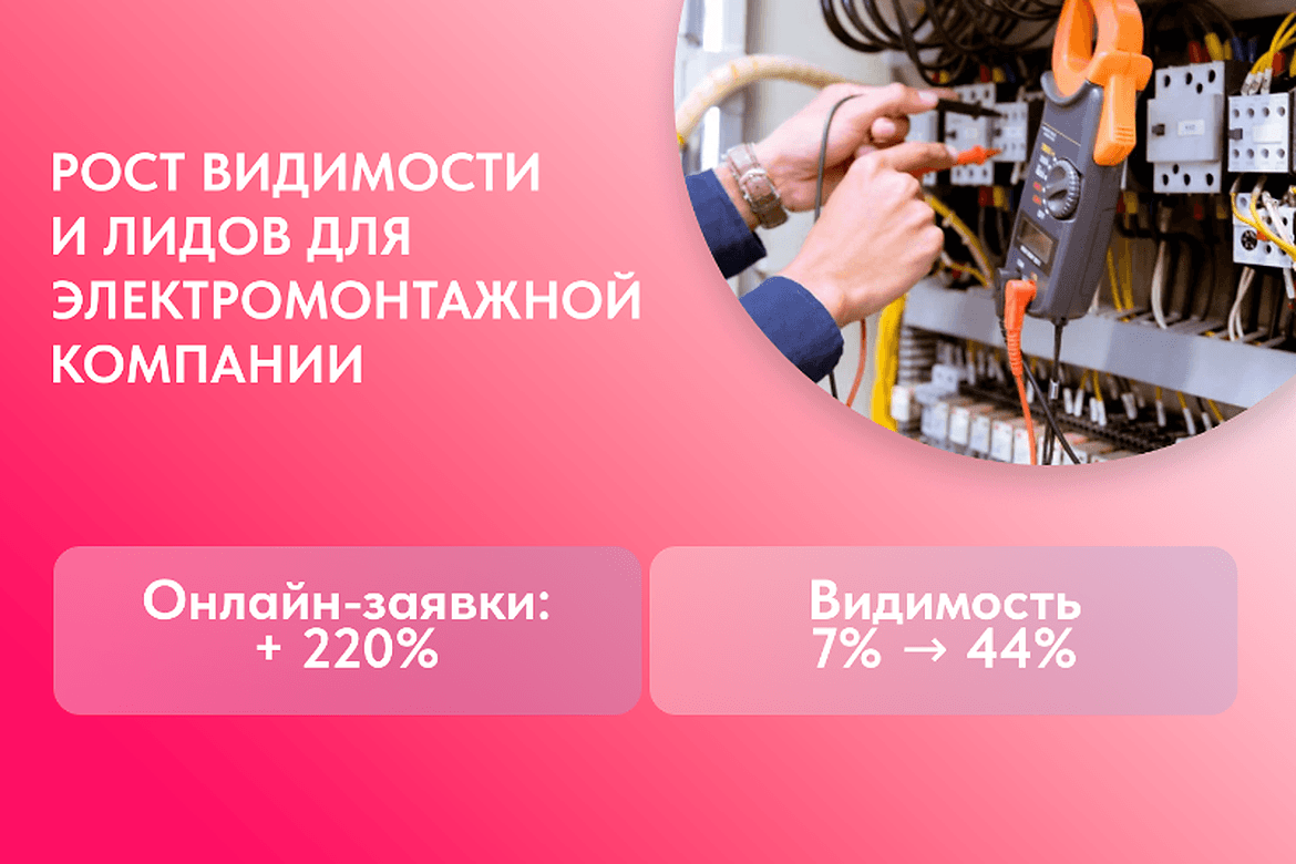 Комплексное продвижение электромонтажных услуг в Минске