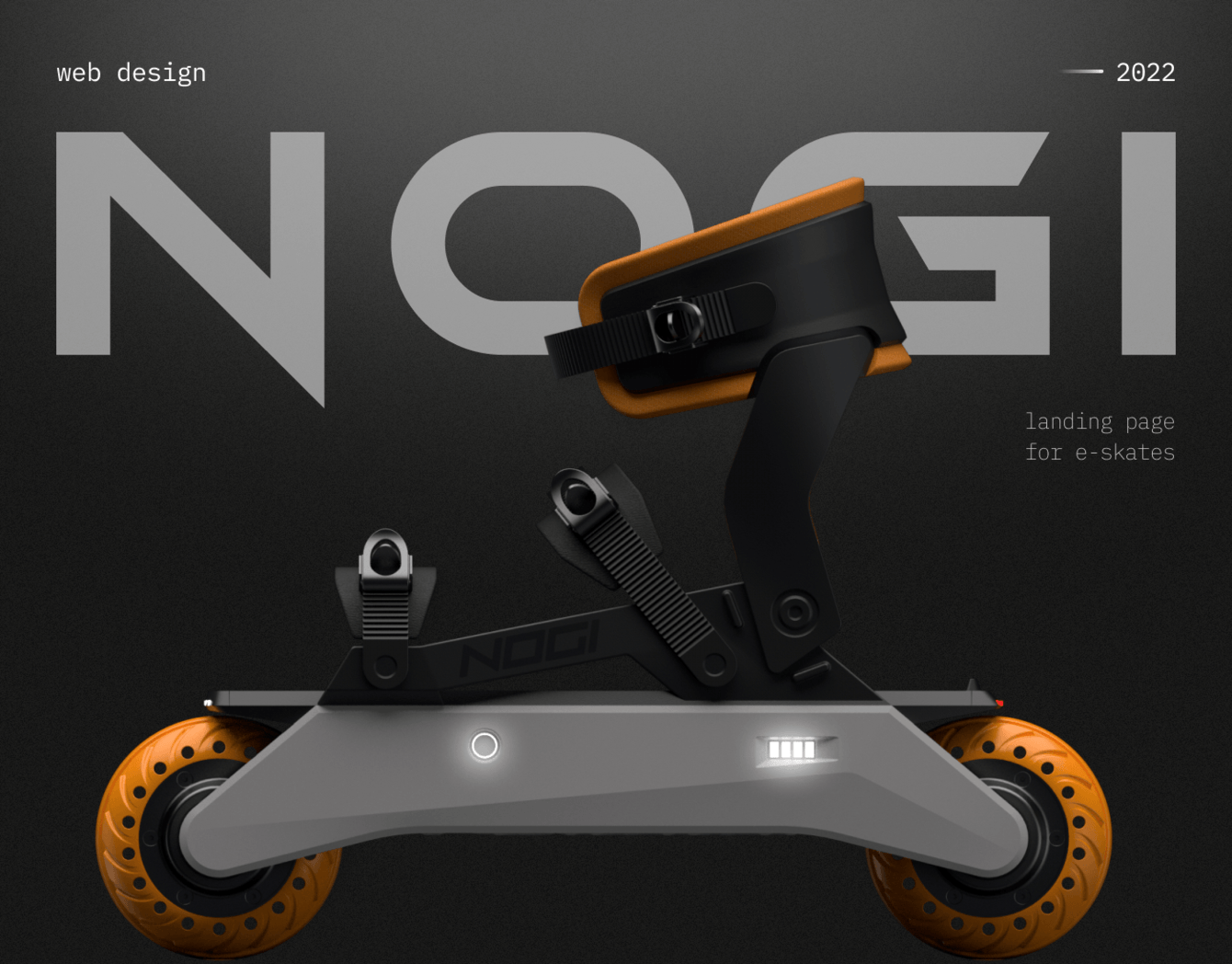 NOGI - электроролики. Разработка промо.