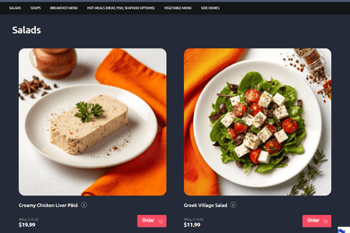 Разработка платформы для доставки еды FoodService