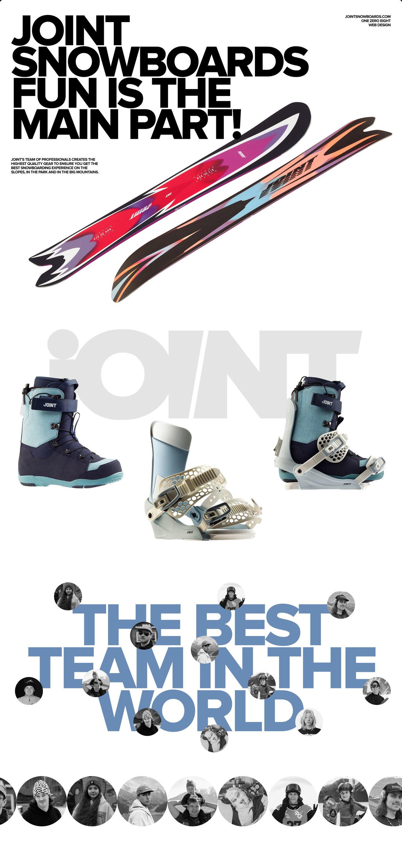 Joint Snowboards — редизайн e-commerce платформы