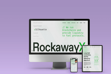 RockawayX.com — корпоративный сайт для крипто‑венчурного фонда