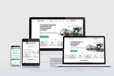 Корпоративный сайт компании ООО ПКП “АНТИКОР”