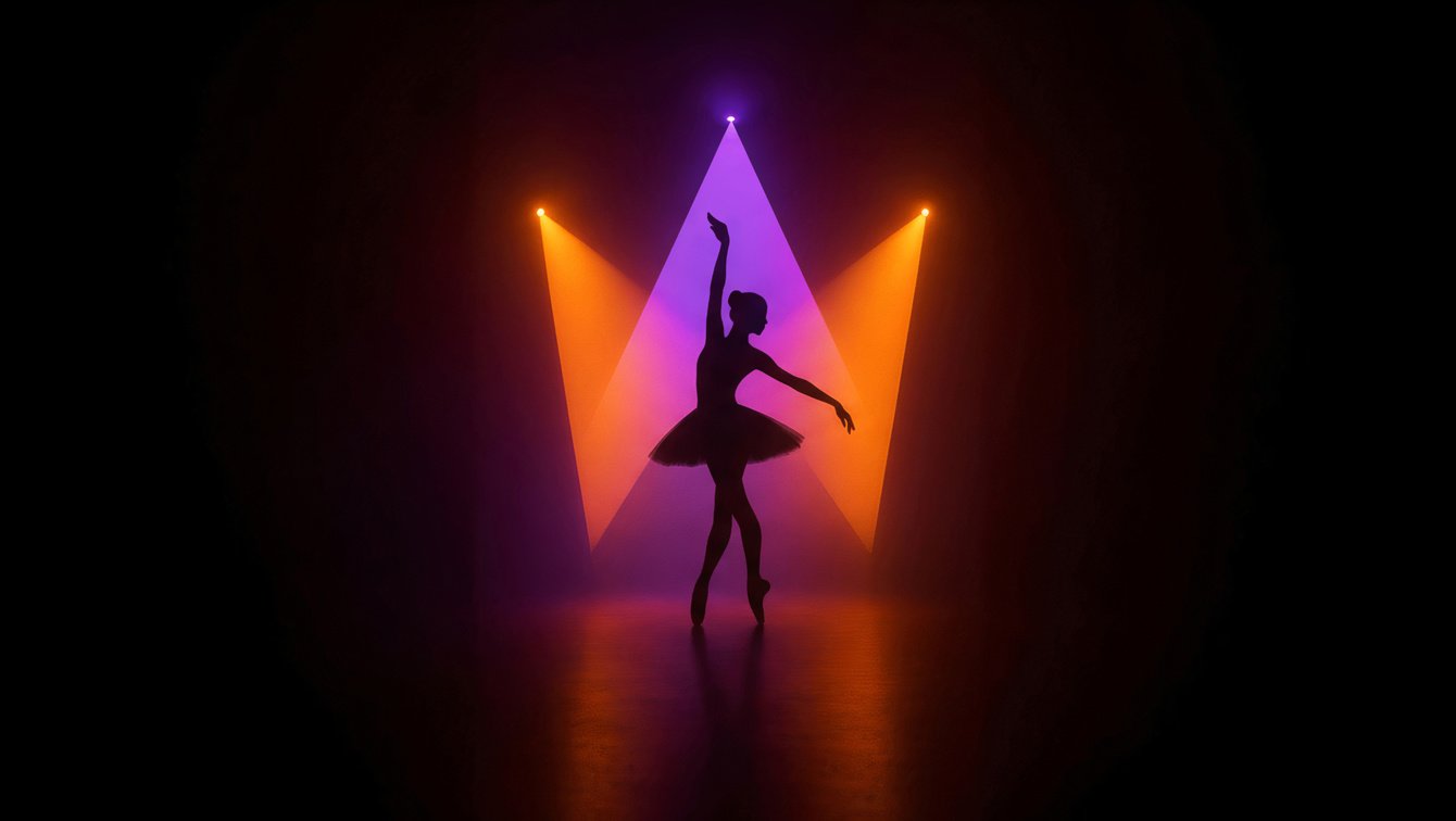 Логотип балетной студии «Аврора»