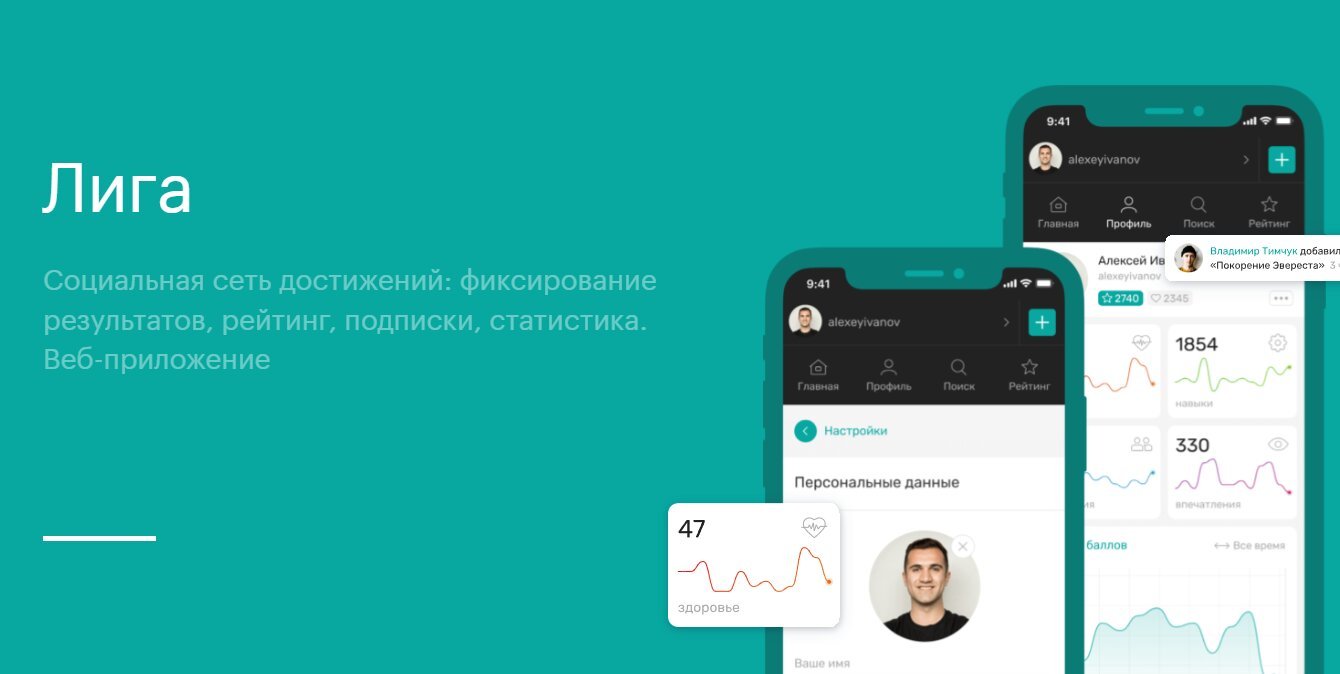 Портал для сотрудников ГК ЭТАЖИ - Liga