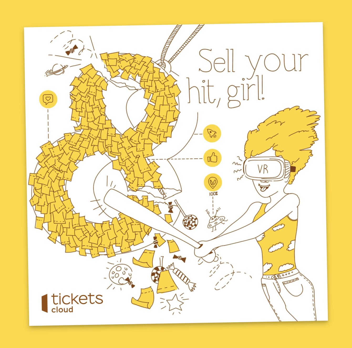 Иллюстрации для Tickets Cloud