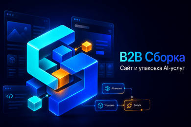 B2B Сборка: сайт и упаковка AI-услуг