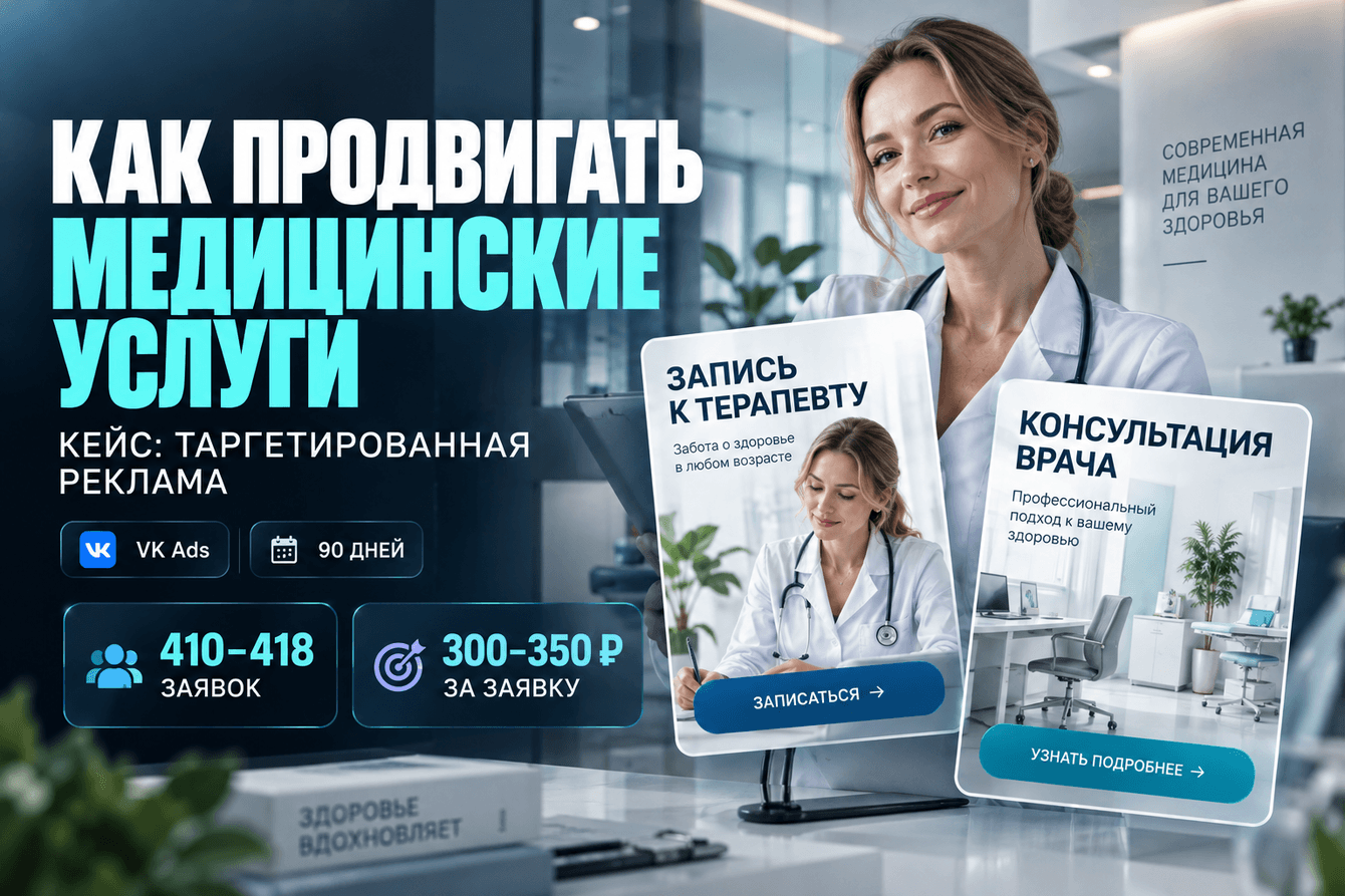 Кейс по продвижению медицинских услуг с помощью таргетированной рекламы