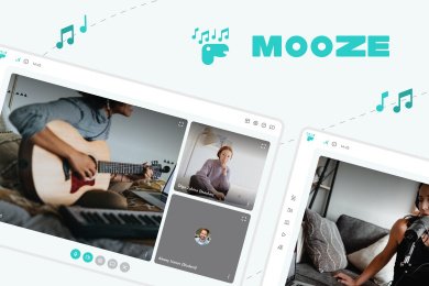 Разработка дизайна приложения по проведению музыкальных занятий онлайн – Mooze App
