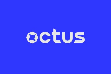 Логотип, фирменный стиль и брендбук компании Octus