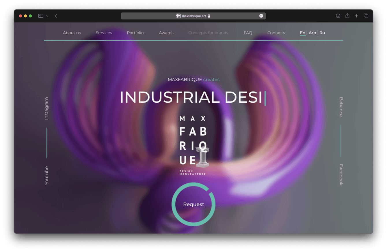 многостраничный сайт и интернет-магазин дизайн-бюро