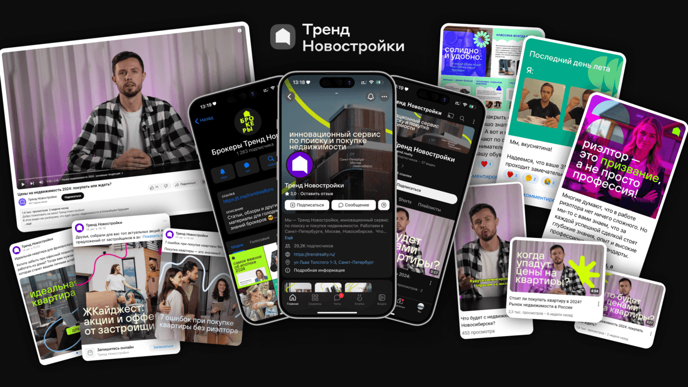 ТРЕНД НОВОСТРОЙКИ: SMM-рывок: как за короткий срок увеличить охваты и укрепить знание о бренде